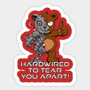 BEARPOCALYPSE! - Hardwired Bear Sticker